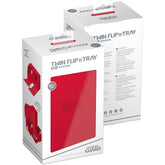 Ultimate Guard - Twin Flip'n'Tray Deck Case Monocolor - Red - Geek & Co.